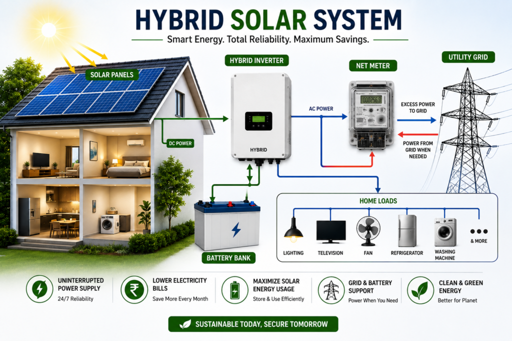 Hybrid Solar Solutions in Hyderabad