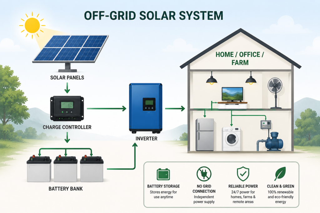 Off Grid Solar Solutions in Hyderabad