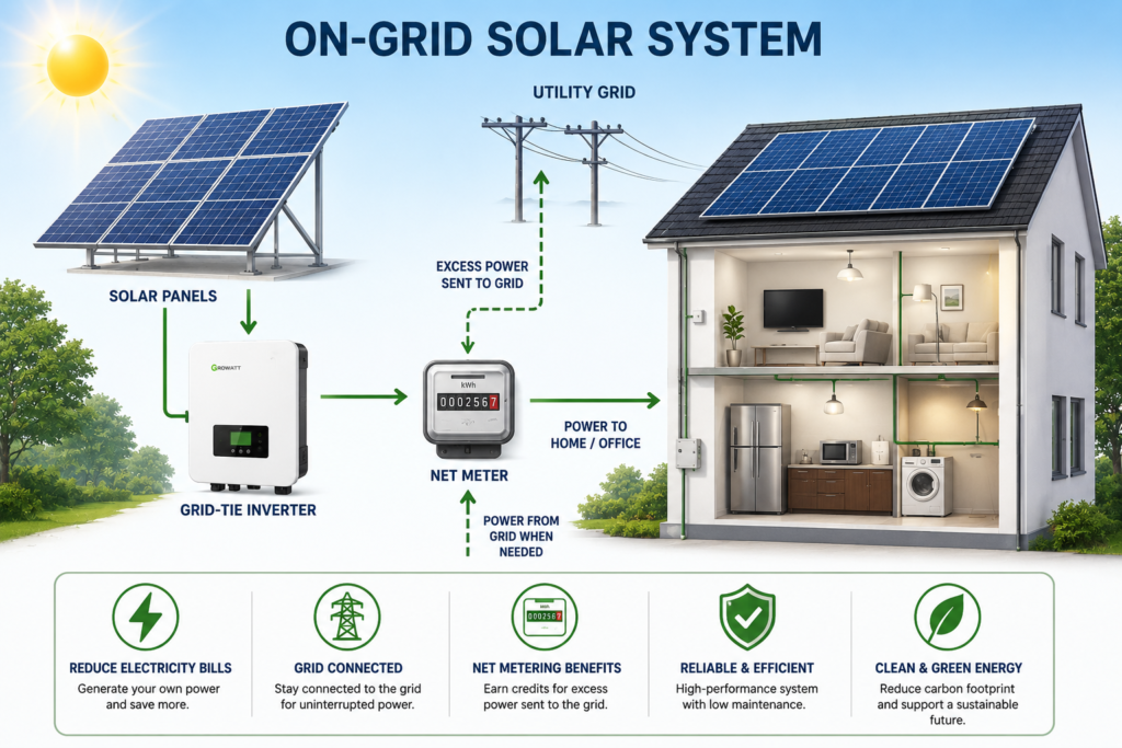 On Grid Solar Solutions in Hyderabad